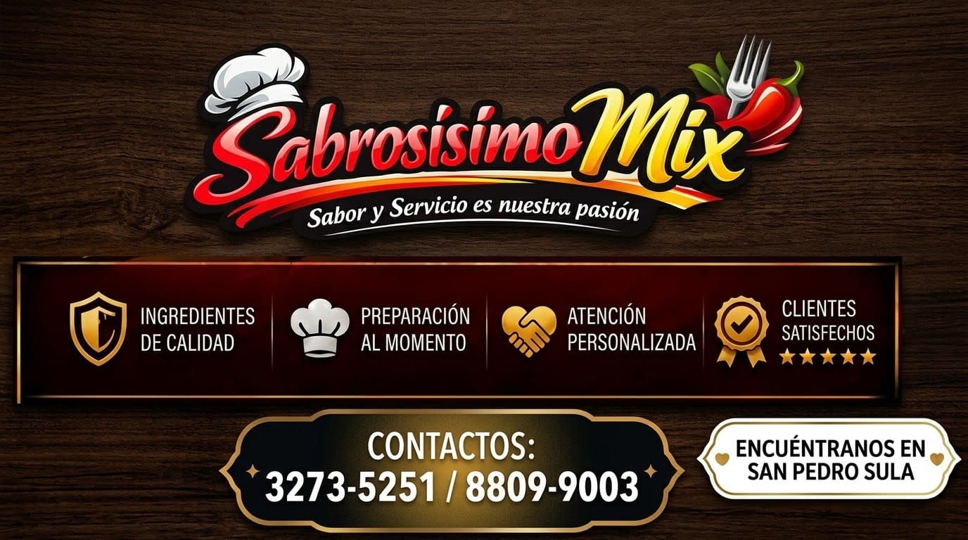 Banner de contacto de Sabrosísimo Mix